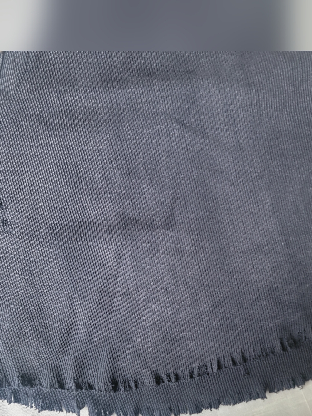 We The Free People Look Back At It Distressed Black Raw-Hem Studded Cropped Tank - Picture 13 of 16